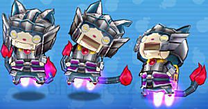 妖怪ウォッチぷにぷに 大辞典/図鑑327【ロボニャン趙雲】